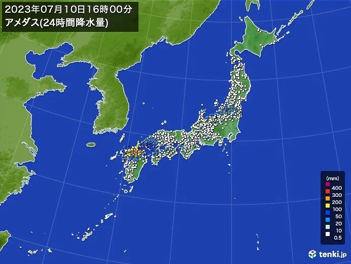 九州北部で記録的な大雨　土砂災害や河川の氾濫も