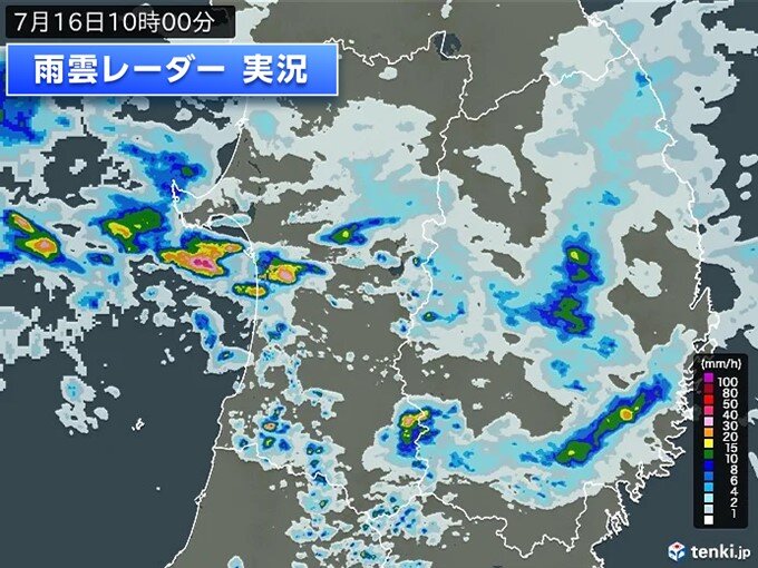 降り始めの雨量が400ミリに迫る