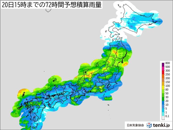 18日～20日　東北・北陸で警報級大雨のおそれ　記録的な大雨となった秋田県も警戒