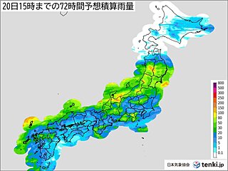 18日～20日　東北・北陸で警報級大雨のおそれ　記録的な大雨となった秋田県も警戒