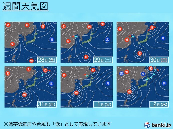 沖縄はあすも高波に警戒　30日(日)頃からは熱帯低気圧の影響も