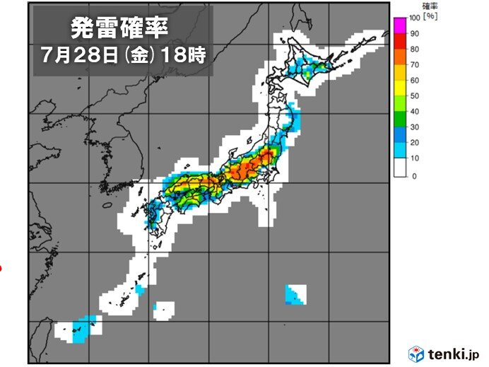 猛暑も一因　あす28日　局地的に雨雲が急発達　ゲリラ豪雨による停電など　対策は