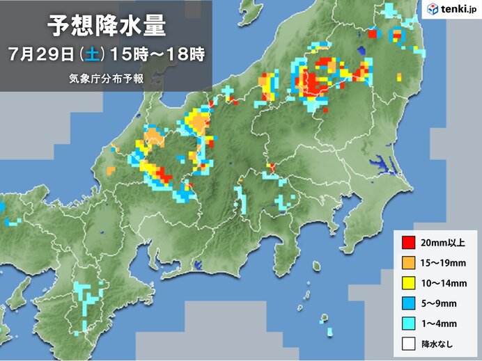 東北南部～関東北部　竜巻などの突風・ゲリラ雷雨に注意