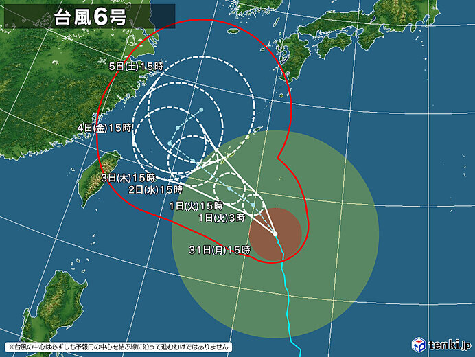 8月のスタート 関東は一時的に猛暑落ち着く 沖縄・奄美は台風の影響で