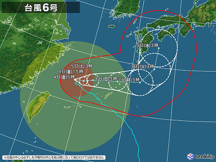 沖縄　台風6号の影響続く