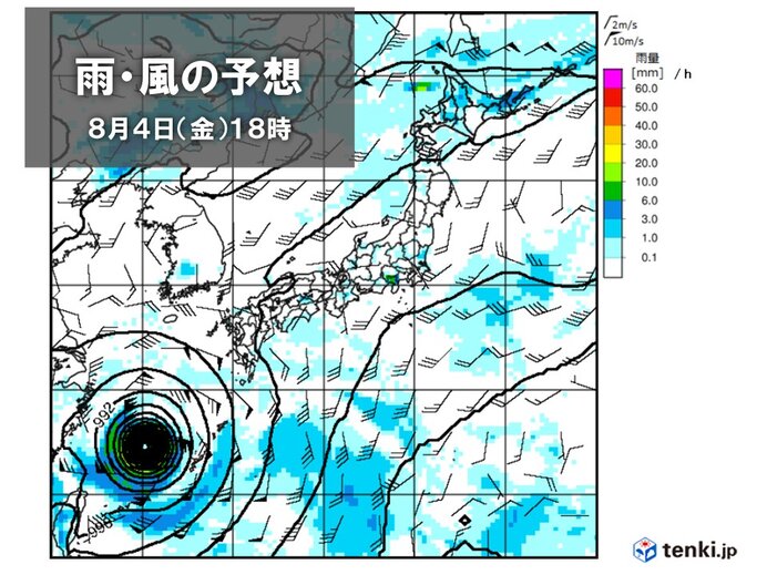 4日　北海道は大雨の恐れ　東北～九州は急な雷雨に注意　沖縄は台風の影響で荒天続く