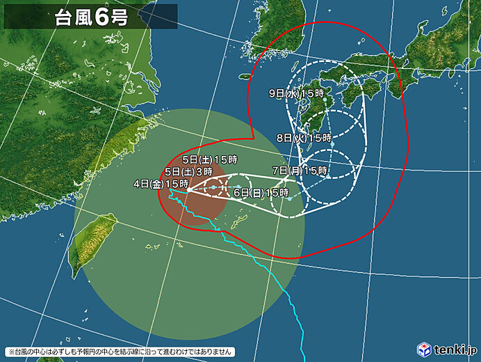 台風6号　関東への影響は?