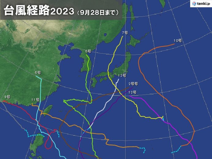 今年の9月 台風の発生数1個 統計史上最少記録か けさ熱帯低気圧が発生 ...