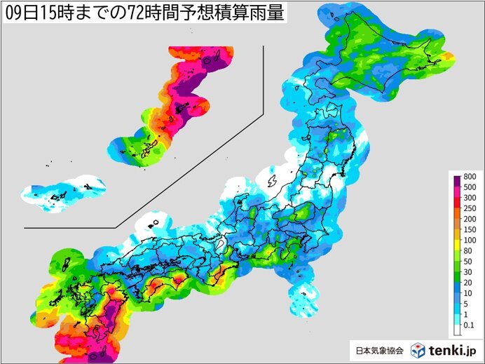 台風6号　8日～10日頃に九州に最接近　記録的な大雨の恐れ　大雨災害に厳重警戒(気象予報士 吉田　友海)