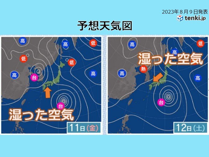 中国地方 お盆にかけて台風の影響 大雨と夜間も30℃ 昼間は40℃近い危険