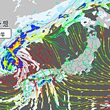 台風6号　離れても影響続く　九州は線状降水帯による大雨も　土砂災害などに厳重警戒