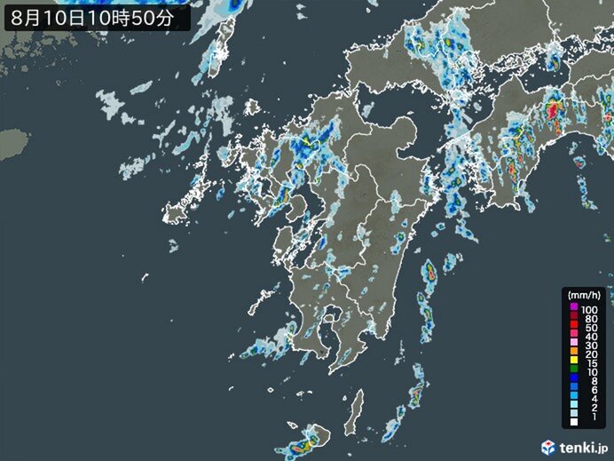 少しの雨でも土砂災害の恐れ