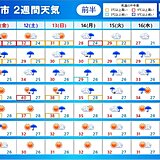 2週間天気　お盆に台風7号が直撃　西・東日本を中心に大荒れ　台風のあとは再び猛暑