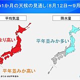 猛暑の出口見えず　9月に入っても厳しい残暑　台風の動向にも警戒　1か月予報