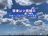 関東は少雨傾向　利根川上流のダムは貯水率低下　台風7号は恵の雨になるか