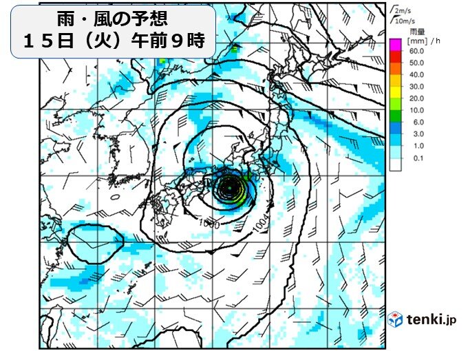 2週間天気 台風7号は15日に直撃 新たな台風の発生も?夏休み終盤の天気