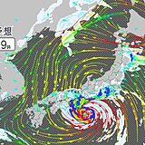 きょう14日　台風7号接近　近畿や東海は線状降水帯発生のおそれ　海は大しけ