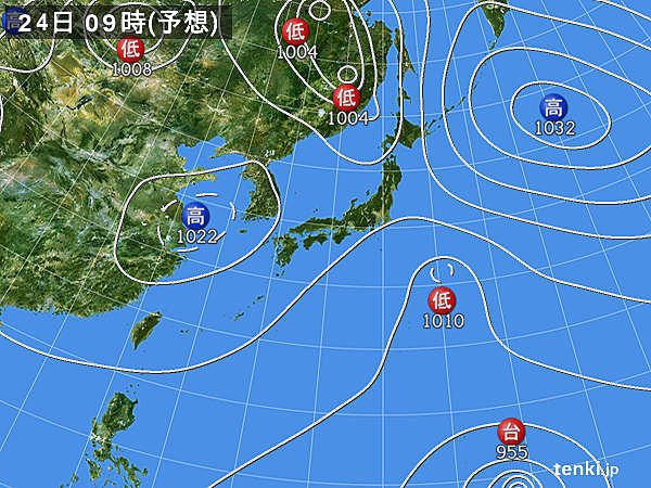 週間天気 土曜は全国的に雨 荒天の所も 日直予報士 18年10月23日 日本気象協会 Tenki Jp