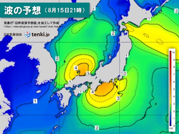 引き続き高波に警戒を　兵庫県は高潮に厳重警戒