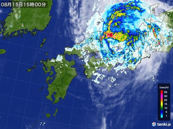 台風7号　今年初の上陸　記録的な大雨
