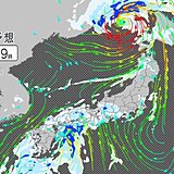 17日　台風7号　北海道に接近　夜には温帯低気圧へ　中国地方など少しの雨でも警戒