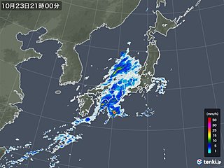 水曜にかけて激しい雨　台風26号は猛烈へ