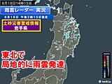 東北で局地的大雨　土砂災害に警戒　昨夜に続き、今夜も雷雨の恐れ　雷が発生したら