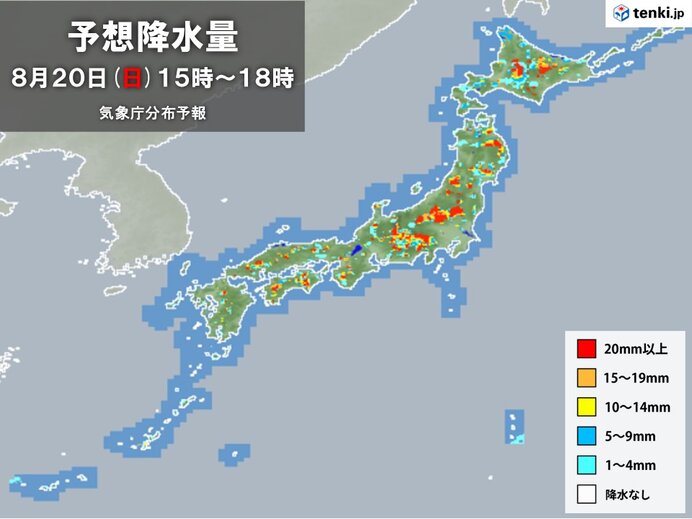 晴れていても油断禁物　東日本を中心にゲリラ雷雨に注意