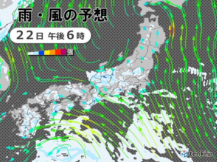 熱帯低気圧が北上
