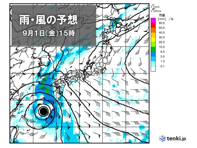 台風11号　暴風域を伴って沖縄に接近の恐れ