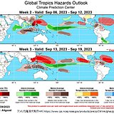 3つの台風の動向　新たな熱帯擾乱次々発生か　北海道限定で秋の気配　2週間天気