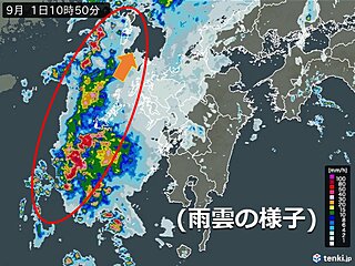 九州　1日は長崎県で土砂災害警戒　来週4日頃、九州南部は大雨のおそれ