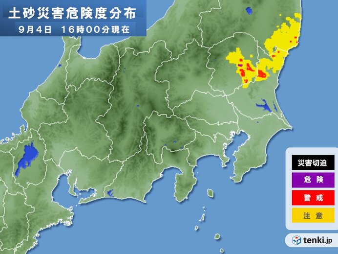 大雨災害に厳重な警戒を