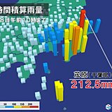 台風13号の活発雨雲　伊豆諸島や千葉県で記録的な大雨　土砂災害に厳重警戒