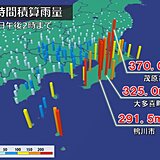 たった半日で平年9月の1.6倍の雨量も　土砂災害や川の増水・氾濫に厳重警戒を