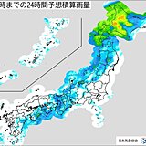 12日　北日本や東日本で大気の状態が非常に不安定　北海道や東海は警報級大雨に