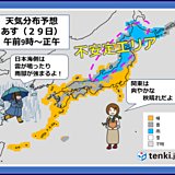 10月最終週　日本海側で不安定!