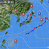 29日　日本海側は荒天　太平洋側は秋晴れ