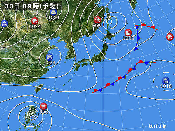 あすの天気