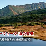 山の天気　シルバーウィーク中に季節前進　気温の低下に注意