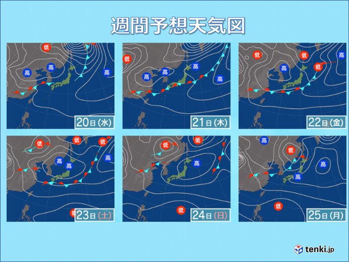 九州　秋雨シーズン　21日から22日頃は北部で大雨のおそれ