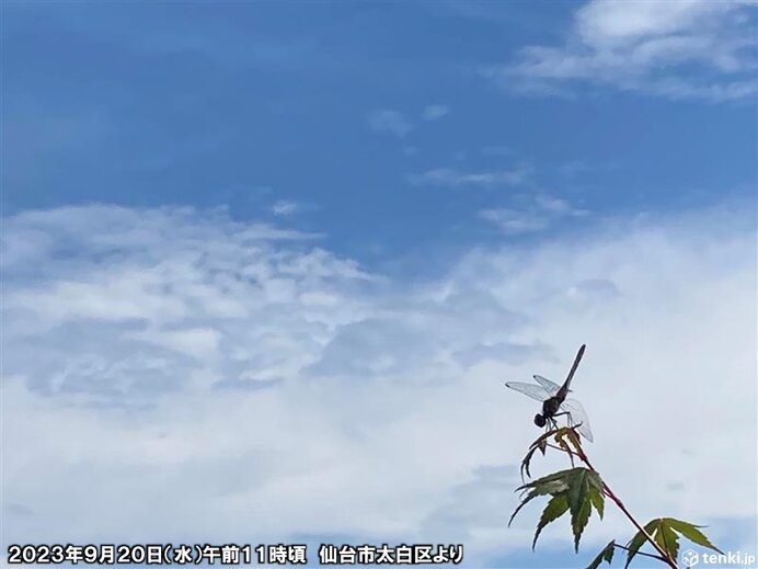 「空の日」　各地の午後の天気は?