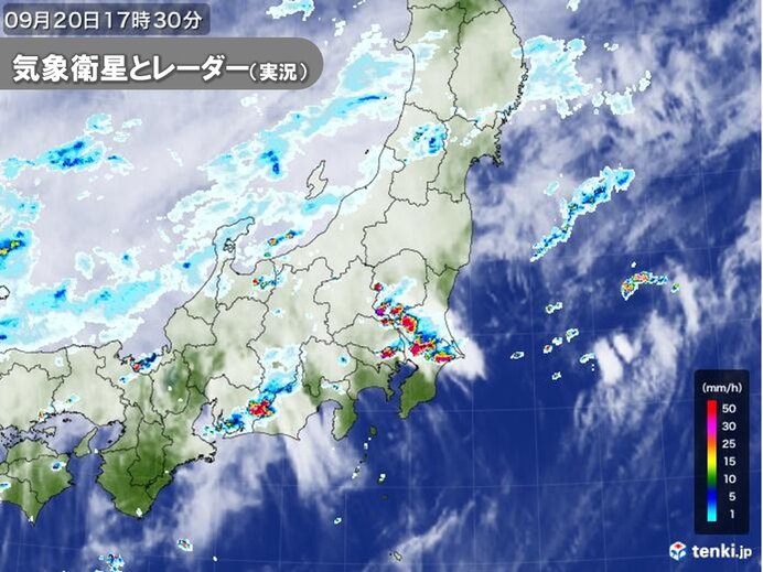 帰宅時間帯　ゲリラ雷雨に注意