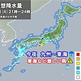 九州～東海　夜の帰宅時間帯は広く雨　激しく降る所も　あす4日は関東も傘の出番
