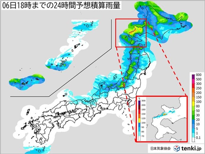 北海道中心　過去最大を超える大雨に厳重警戒