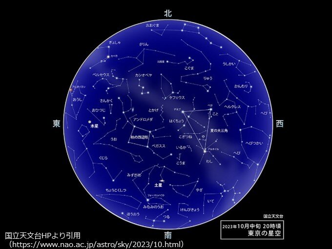 10月の星空