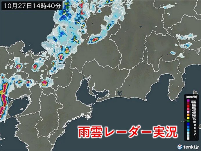 東海地方　今夜は急な強い雨や雷雨に注意　週末も山間部を中心に不安定