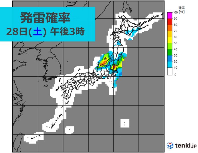 週末　東日本・北日本で大気の状態不安定