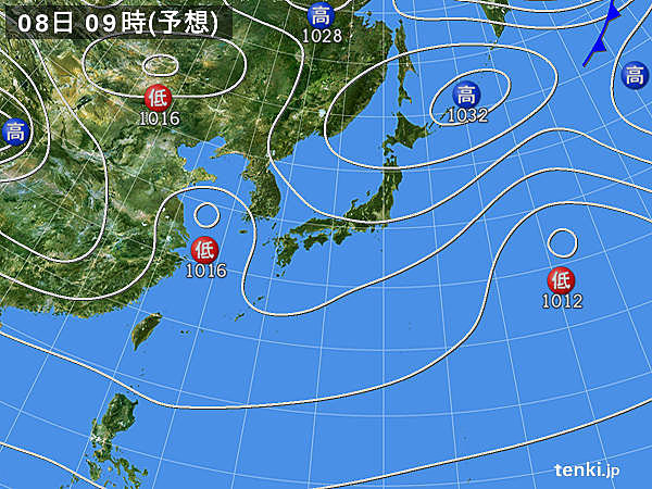 あさって以降の天気