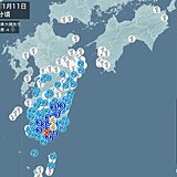 鹿児島県で震度4の地震　津波の心配なし